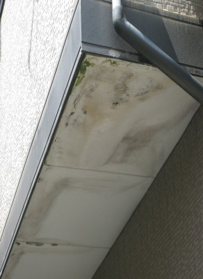 ベランダ 雨染み