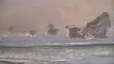 鉄部のサビの様子