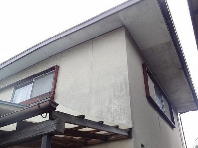 軒天塗装前
