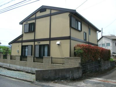 濃色の軒天