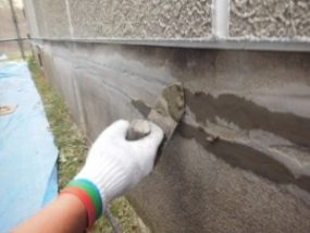 基礎のひび割れ補修