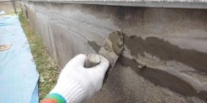 基礎のひび割れ補修