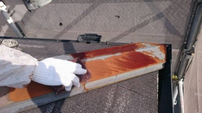 サビを削り取る サビを削り取る