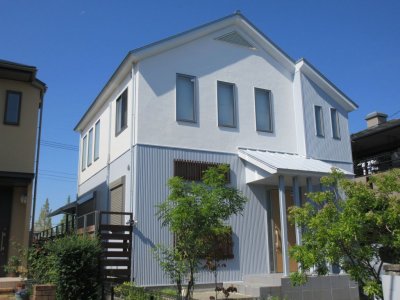 白を基調とした塗分け