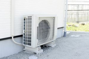 家に設置された室外機