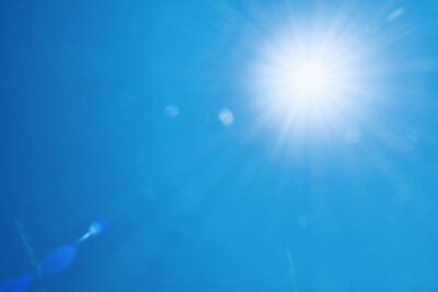 太陽の日差し